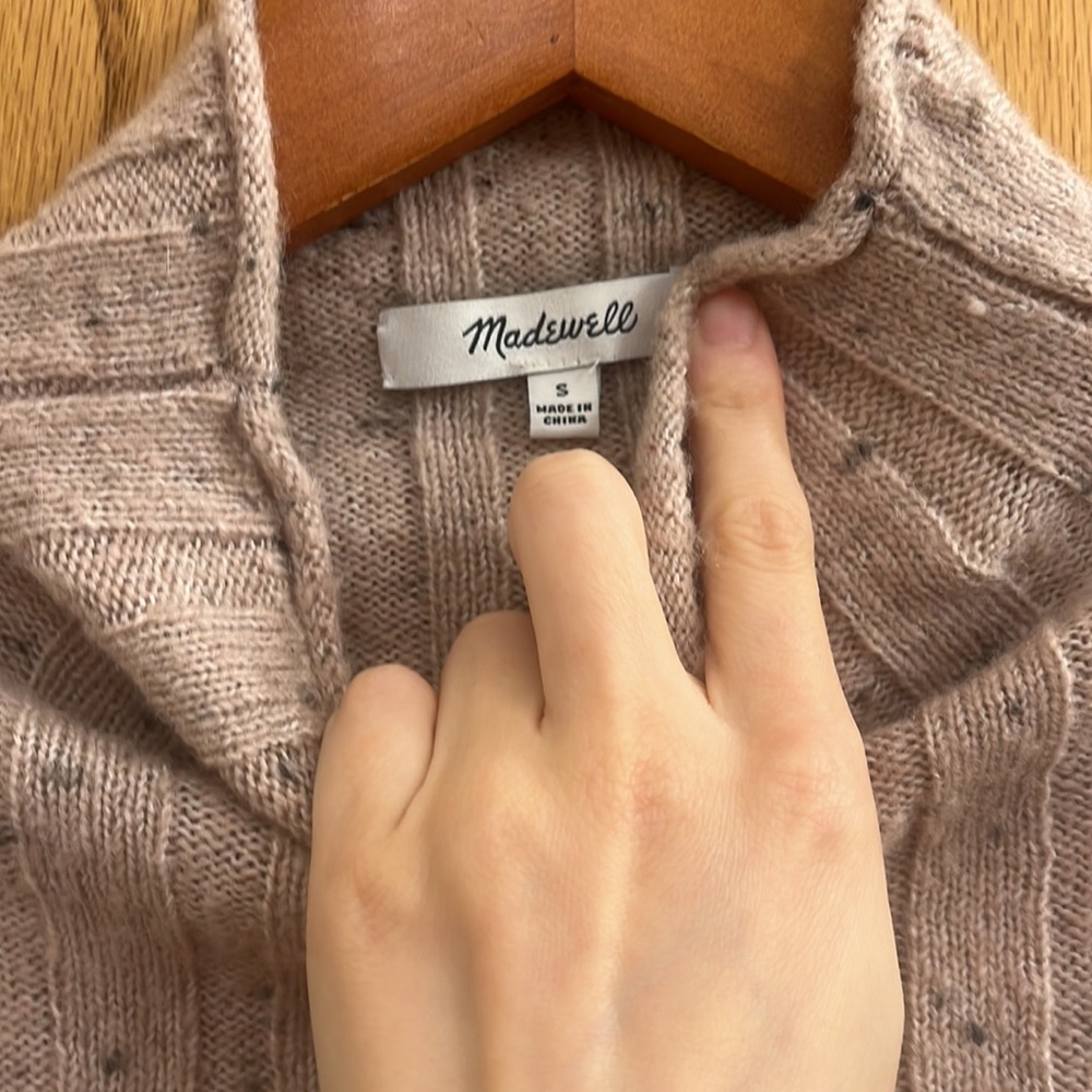 SALE - Madewell Donegal Evercrest Turtleneck Sweater in Coziest Yarn - Picture 6 of 11